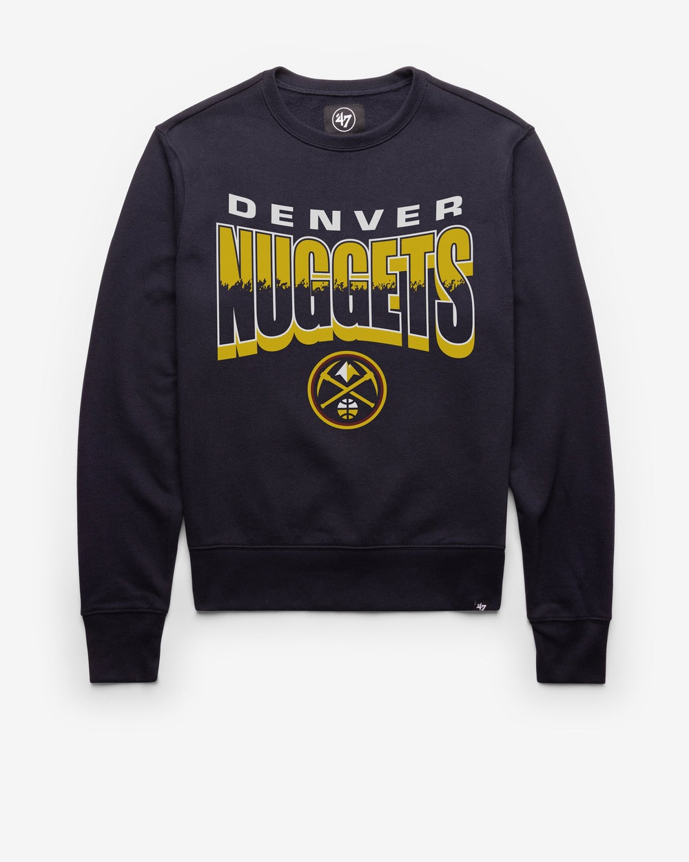 DENVER NUGGETS BRUSH BY '47 HEADLINE CREW FALL NAVY