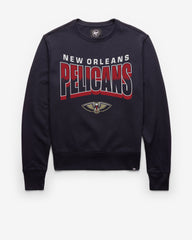 NEW ORLEANS PELICANS BRUSH BY '47 HEADLINE CREW FALL NAVY
