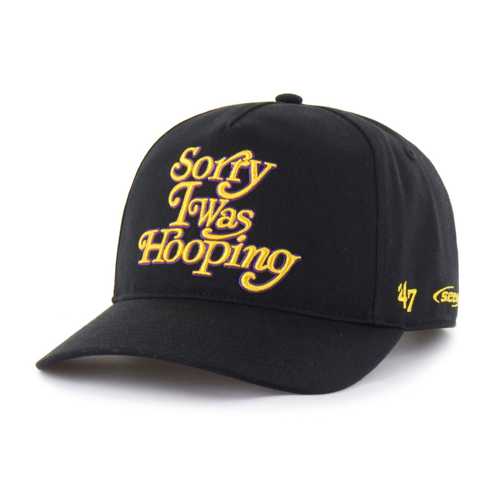 LOS ANGELES LAKERS X SEEN SORRY I WAS HOOPING '47 HITCH BLACK