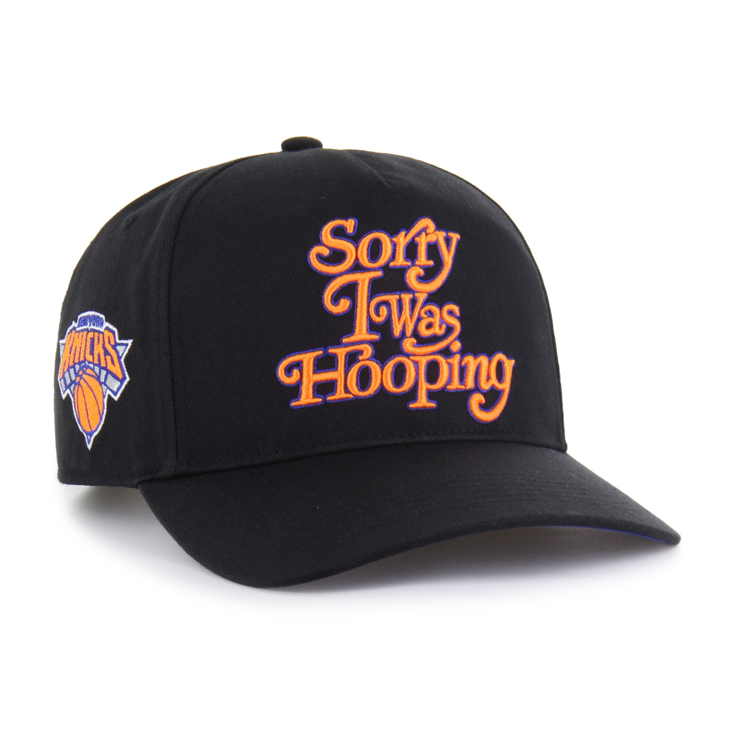 NEW YORK KNICKS X SEEN SORRY I WAS HOOPING '47 HITCH BLACK