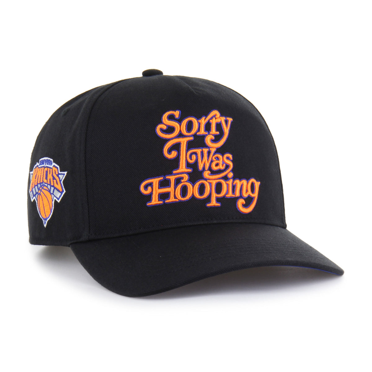 NEW YORK KNICKS X SEEN SORRY I WAS HOOPING '47 HITCH BLACK