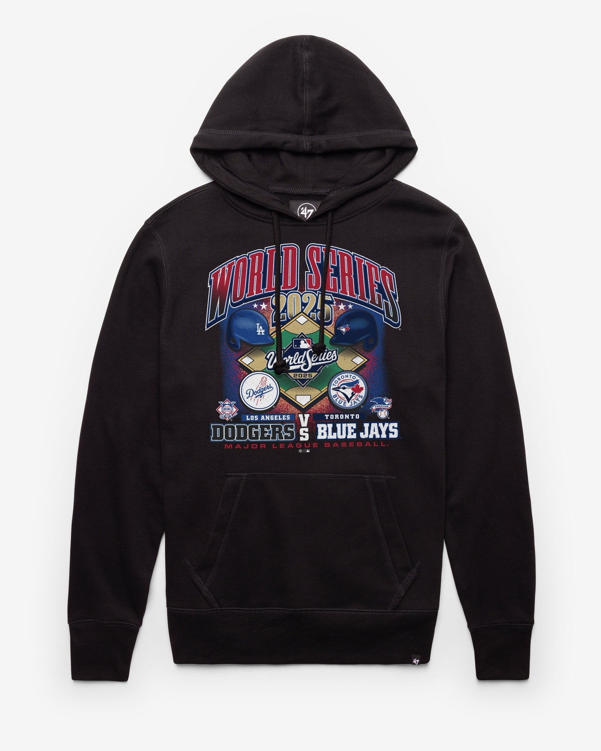 LOS ANGELES DODGERS / TORONTO BLUE JAYS MLB WORLD SERIES DUELING '47 HEADLINE HOOD JET BLACK