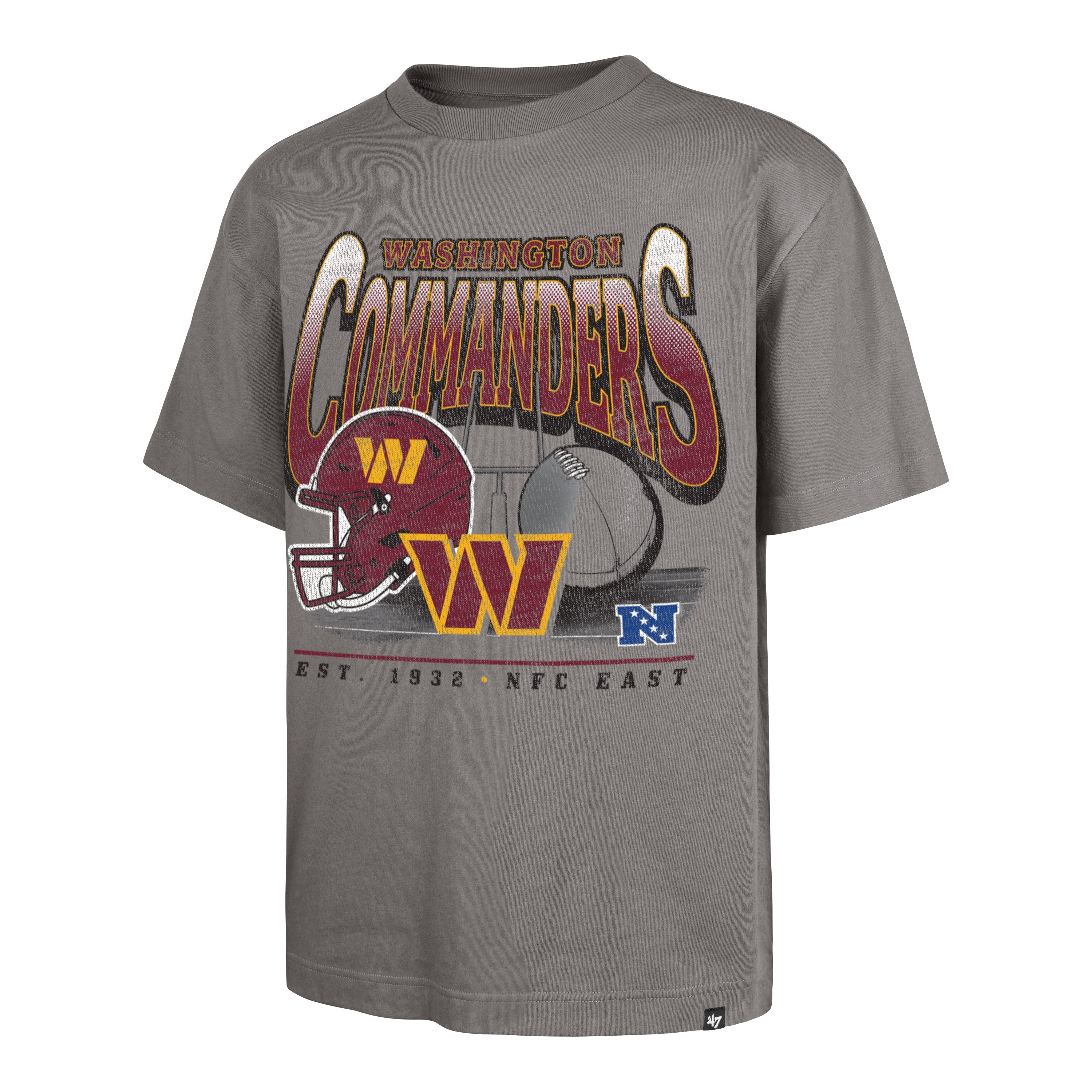 WASHINGTON COMMANDERS REGIONAL '47 FOUNDATION TEE WOLF GREY