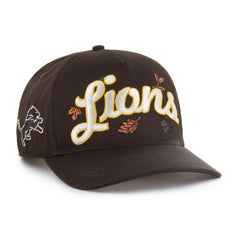 DETROIT LIONS LEAFLINE '47 HITCH RF RELAXED FIT BROWN