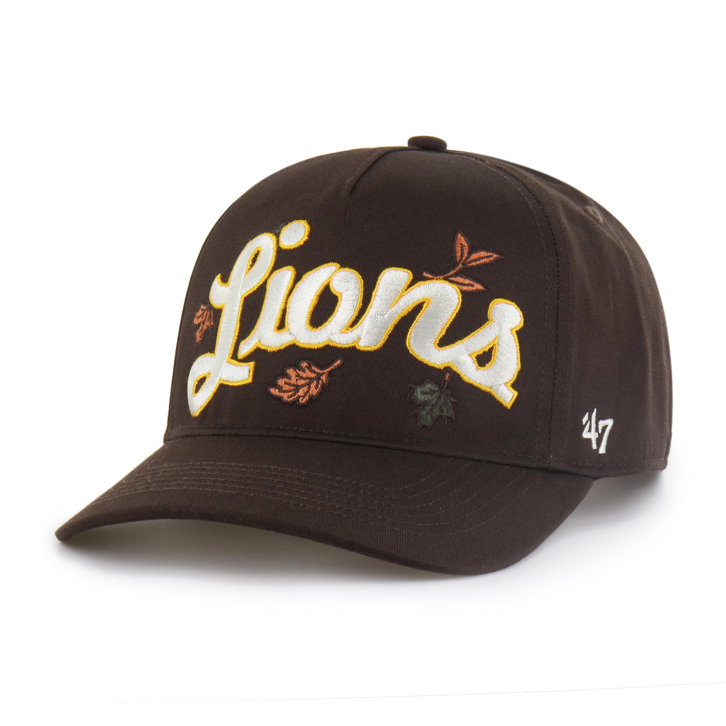 DETROIT LIONS LEAFLINE '47 HITCH RF RELAXED FIT BROWN
