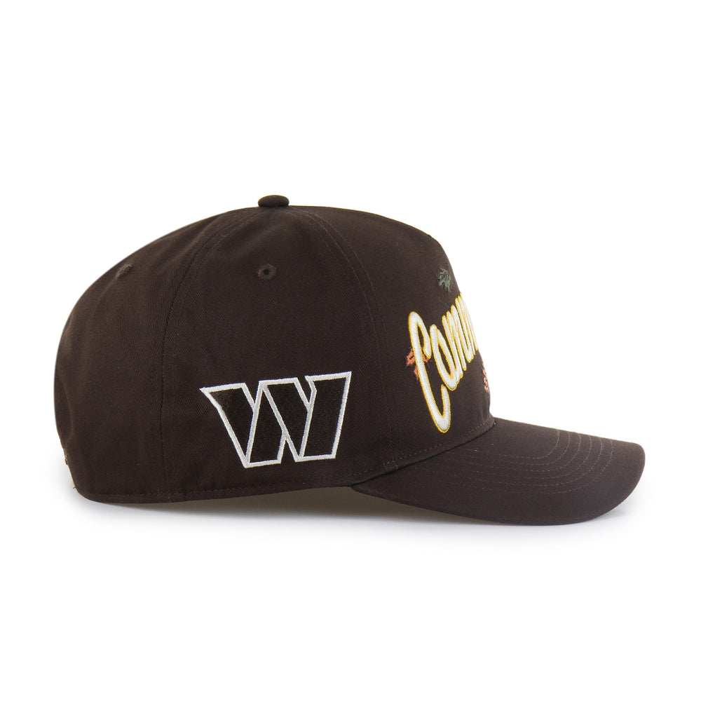 WASHINGTON COMMANDERS LEAFLINE '47 HITCH RF RELAXED FIT BROWN