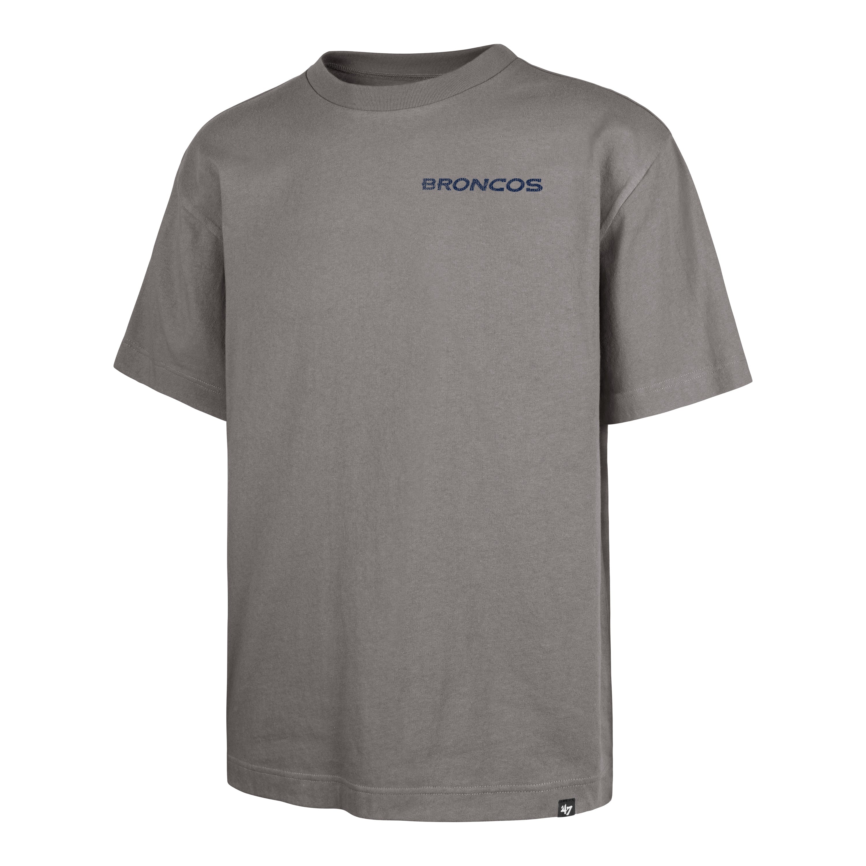 DENVER BRONCOS REGIONAL BACKER '47 FOUNDATION TEE WOLF GREY