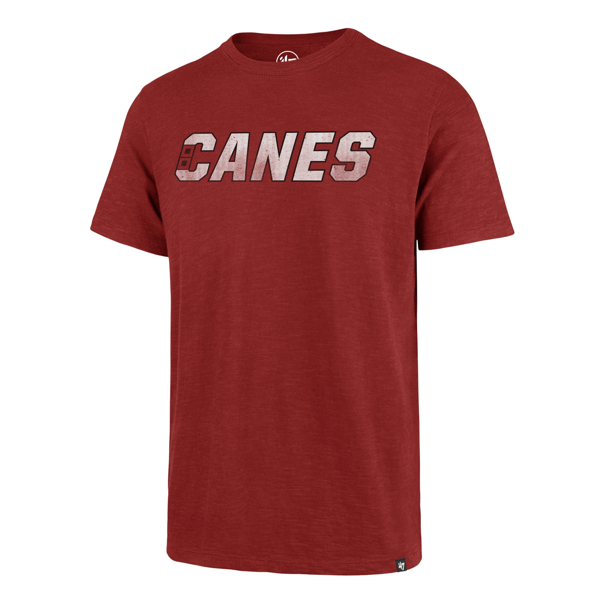 CAROLINA HURRICANES GRIT WORDMARK '47 SCRUM TEE RESCUE RED