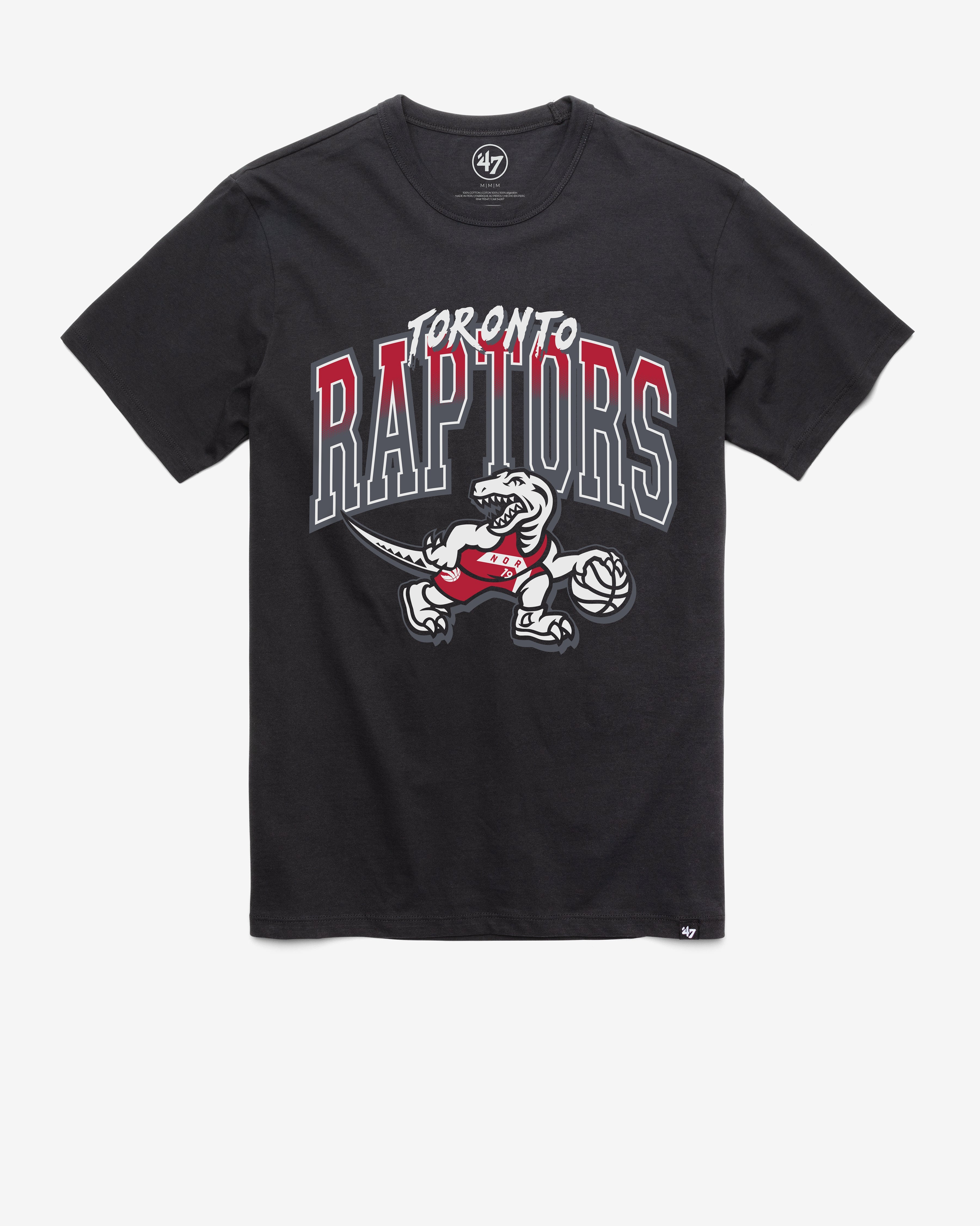 TORONTO RAPTORS CITY EDITION SWISH FADE '47 FRANKLIN TEE FLINT BLACK