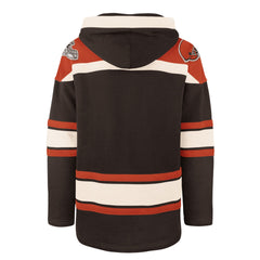 CLEVELAND BROWNS SUPERIOR '47 LACER HOOD BROWN