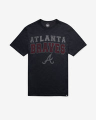 ATLANTA BRAVES STADIUM WAVE '47 SCRUM TEE FALL NAVY