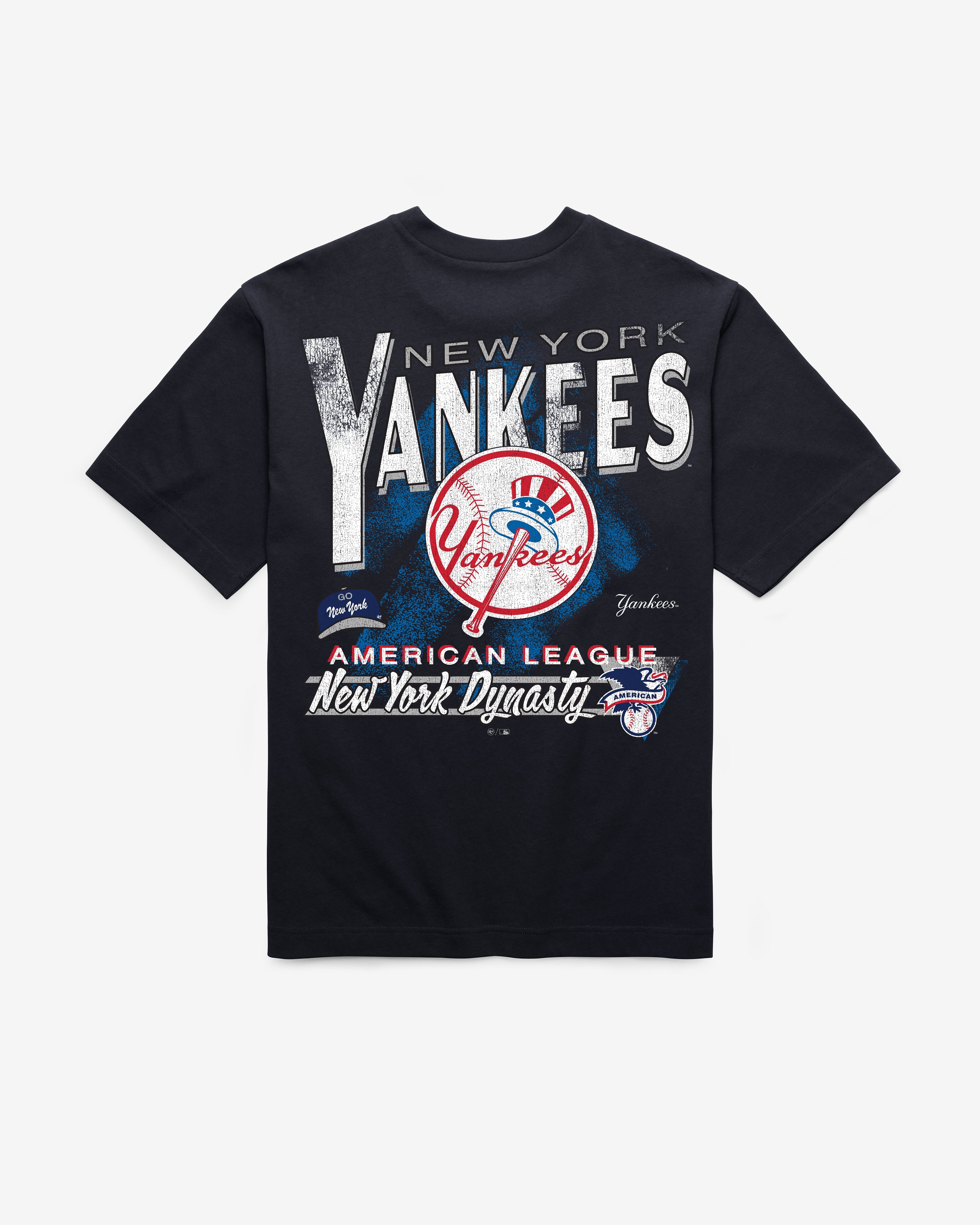 NEW YORK YANKEES UNDER BAR '47 FOUNDATION TEE NAVY