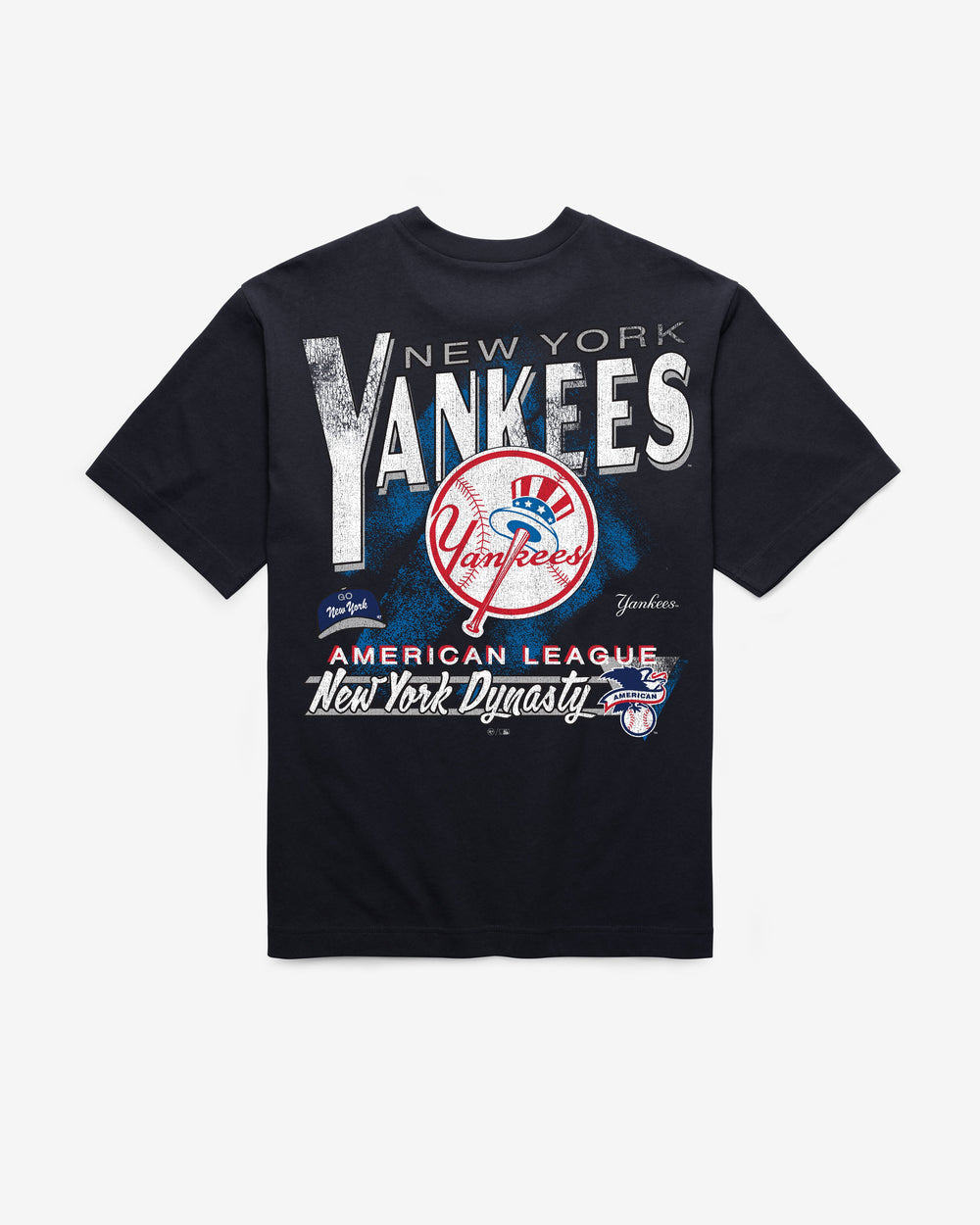 NEW YORK YANKEES UNDER BAR '47 FOUNDATION TEE NAVY