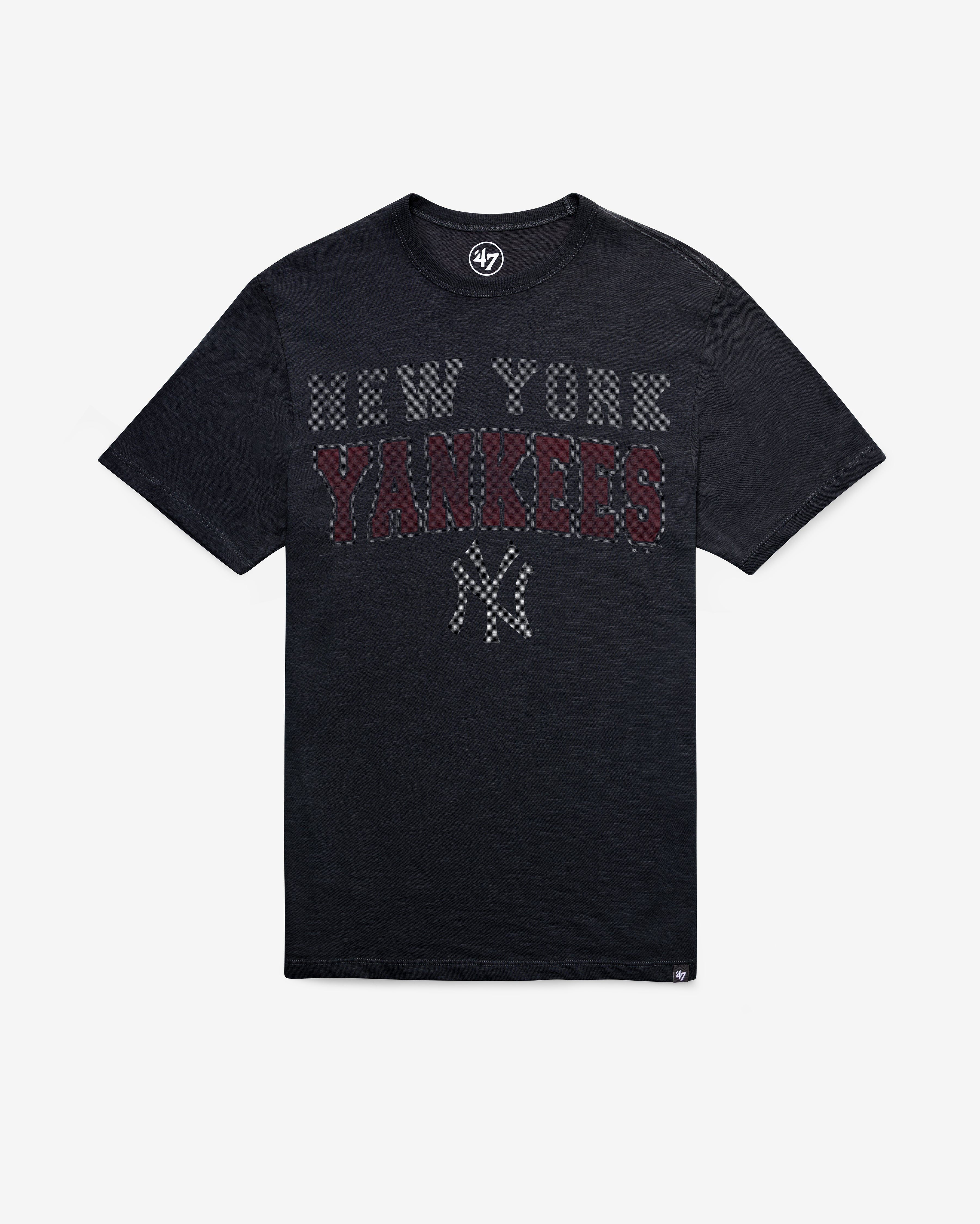 NEW YORK YANKEES STADIUM WAVE '47 SCRUM TEE FALL NAVY