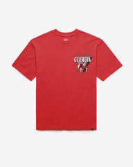 GEORGIA BULLDOGS UNDER BAR '47 FOUNDATION TEE RED