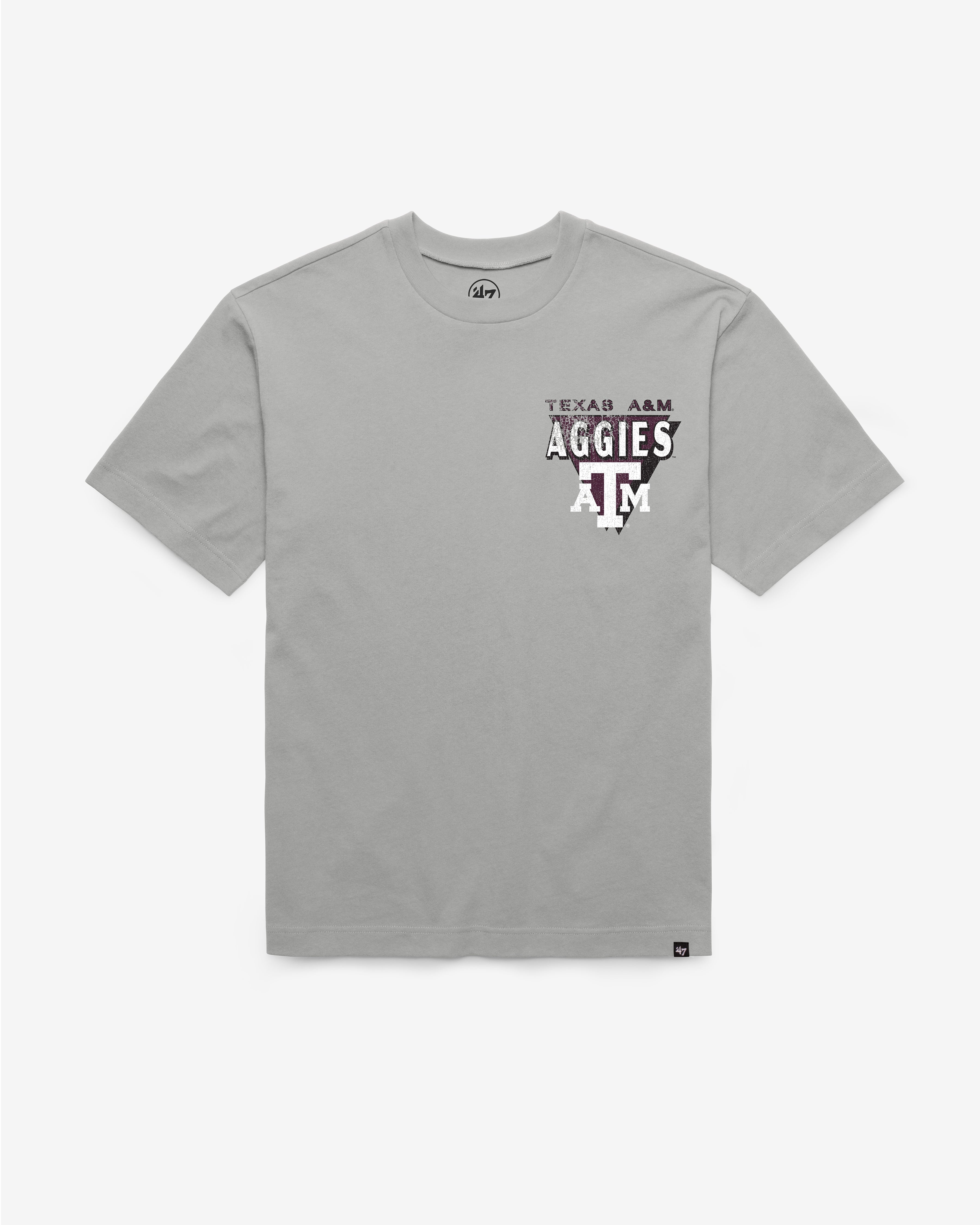 TEXAS A&M AGGIES UNDER BAR '47 FOUNDATION TEE WOLF GREY