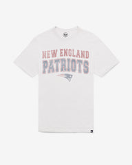 NEW ENGLAND PATRIOTS STADIUM WAVE '47 SCRUM TEE WHITE WASH