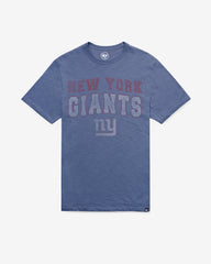 NEW YORK GIANTS STADIUM WAVE '47 SCRUM TEE BLEACHER BLUE