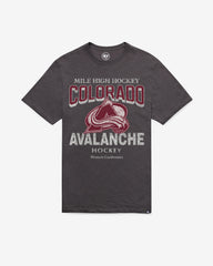COLORADO AVALANCHE HEAD ON '47 SCRUM TEE CHARCOAL