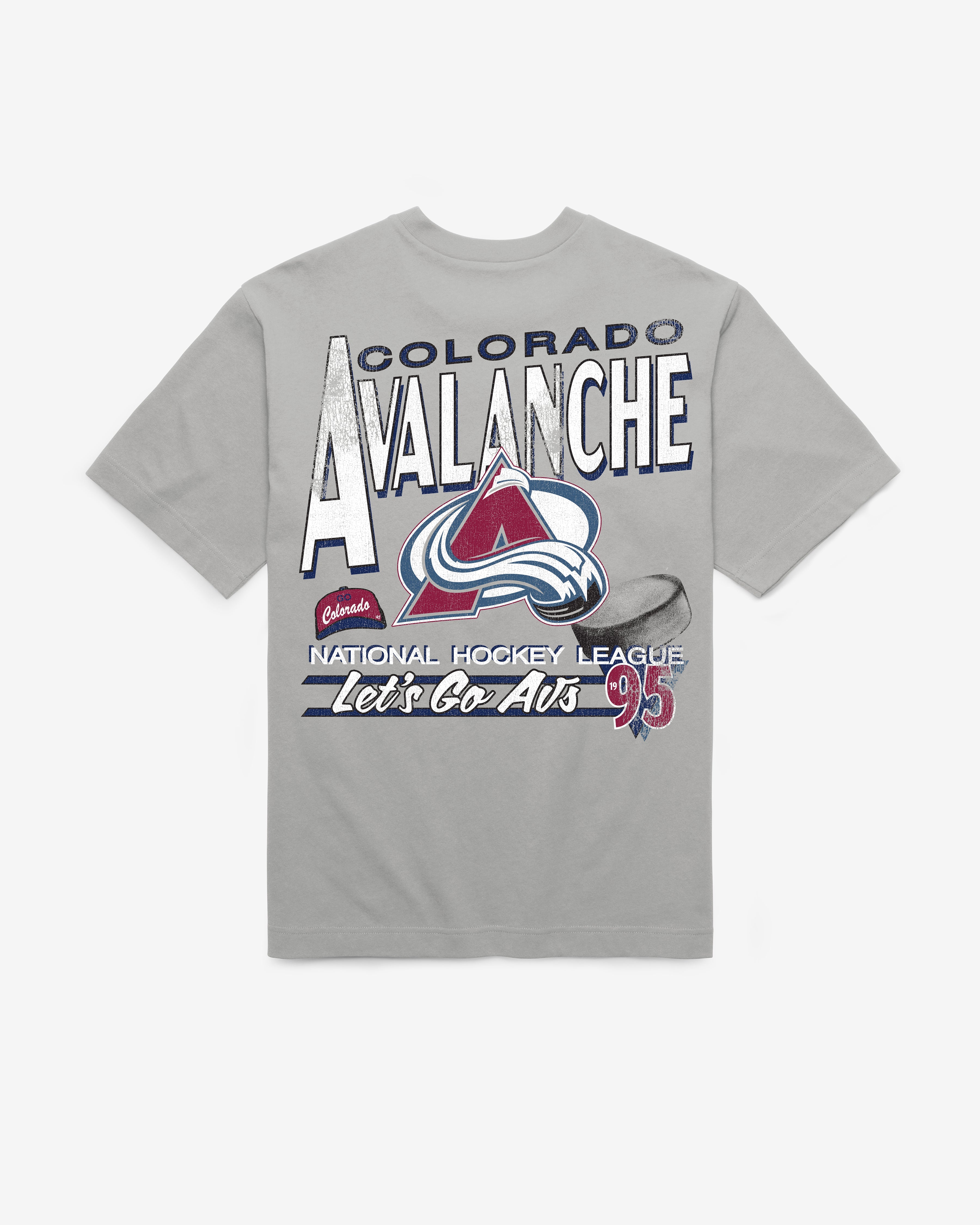 COLORADO AVALANCHE UNDER BAR '47 FOUNDATION TEE WOLF GREY