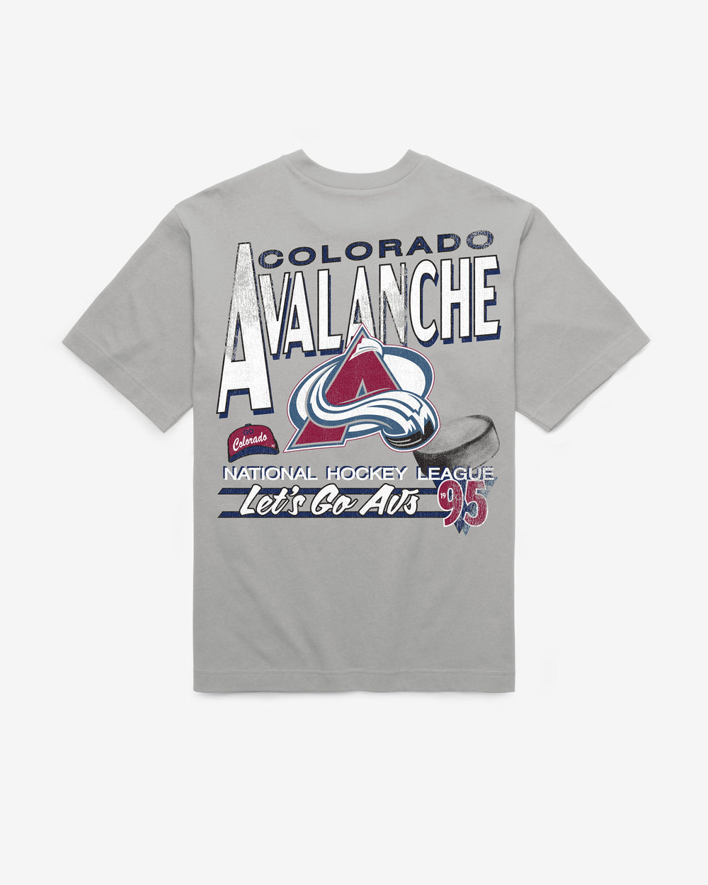 COLORADO AVALANCHE UNDER BAR '47 FOUNDATION TEE WOLF GREY