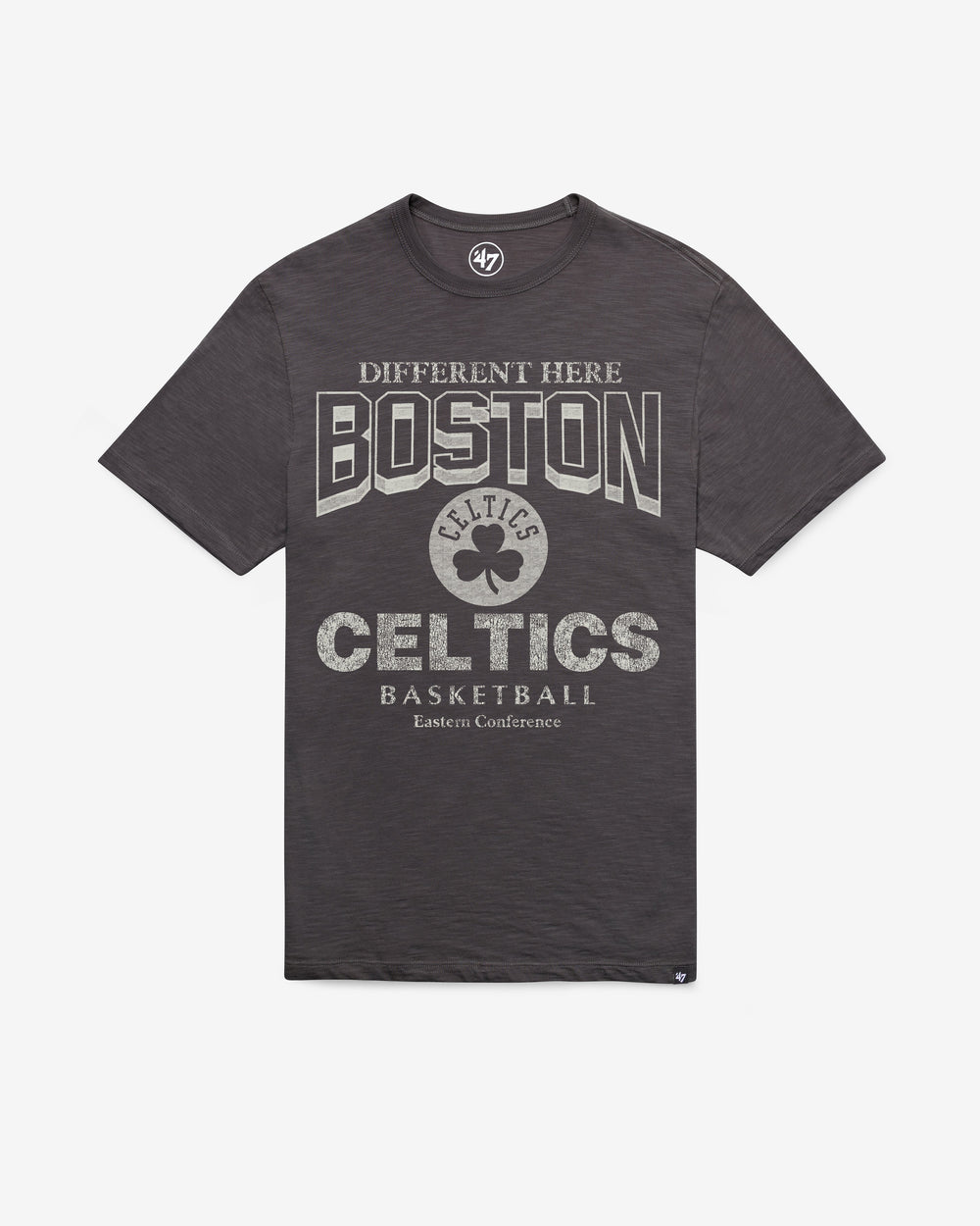 BOSTON CELTICS HEAD ON '47 SCRUM TEE CHARCOAL