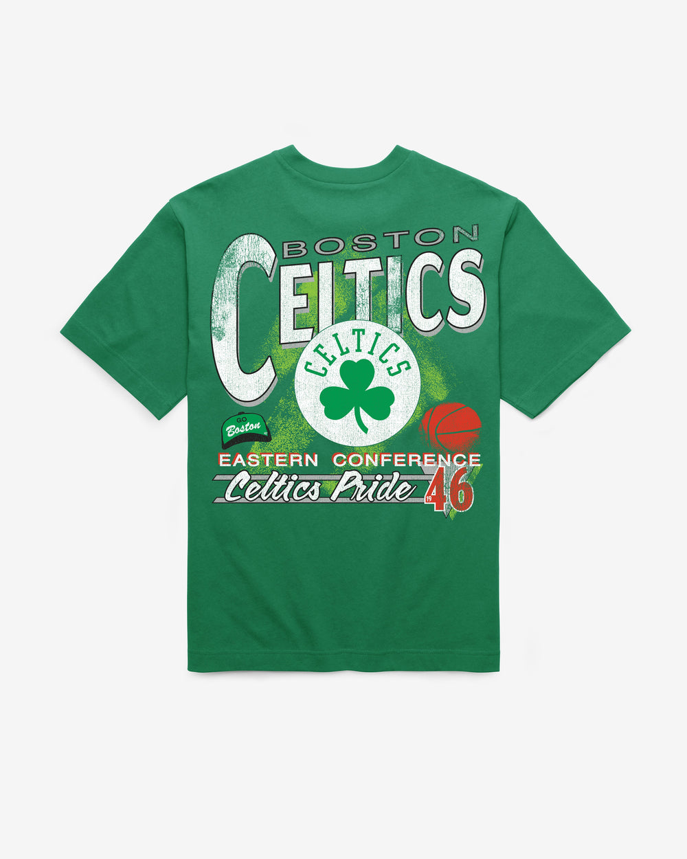 BOSTON CELTICS UNDER BAR '47 FOUNDATION TEE KELLY