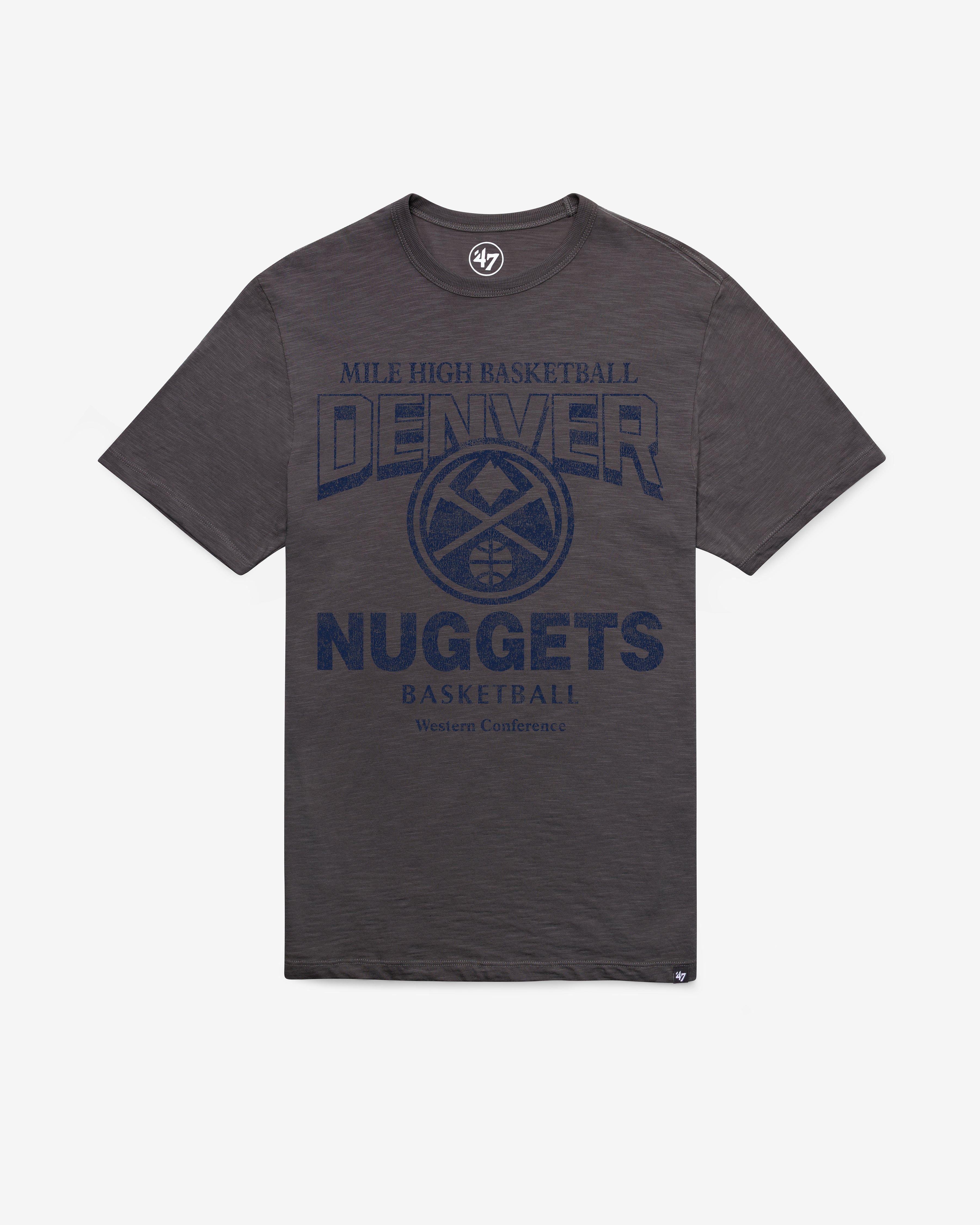 DENVER NUGGETS HEAD ON '47 SCRUM TEE CHARCOAL