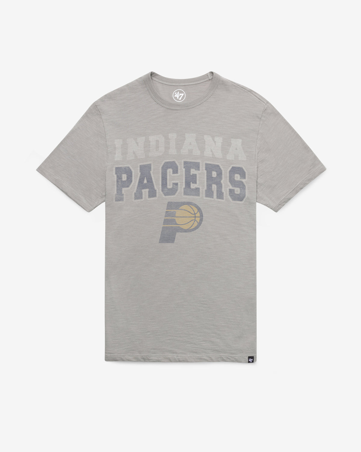 INDIANA PACERS STADIUM WAVE '47 SCRUM TEE WOLF GREY