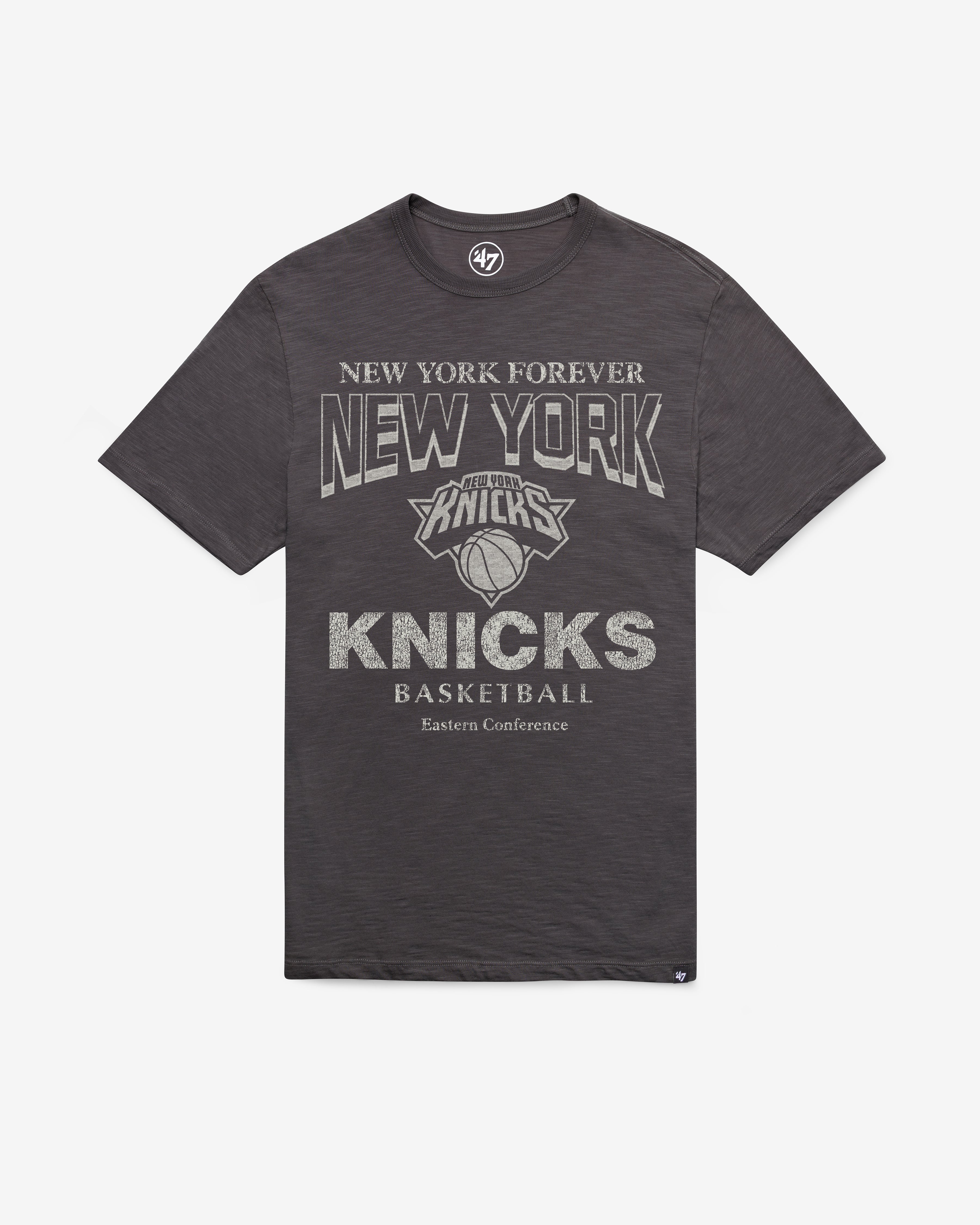 NEW YORK KNICKS HEAD ON '47 SCRUM TEE CHARCOAL