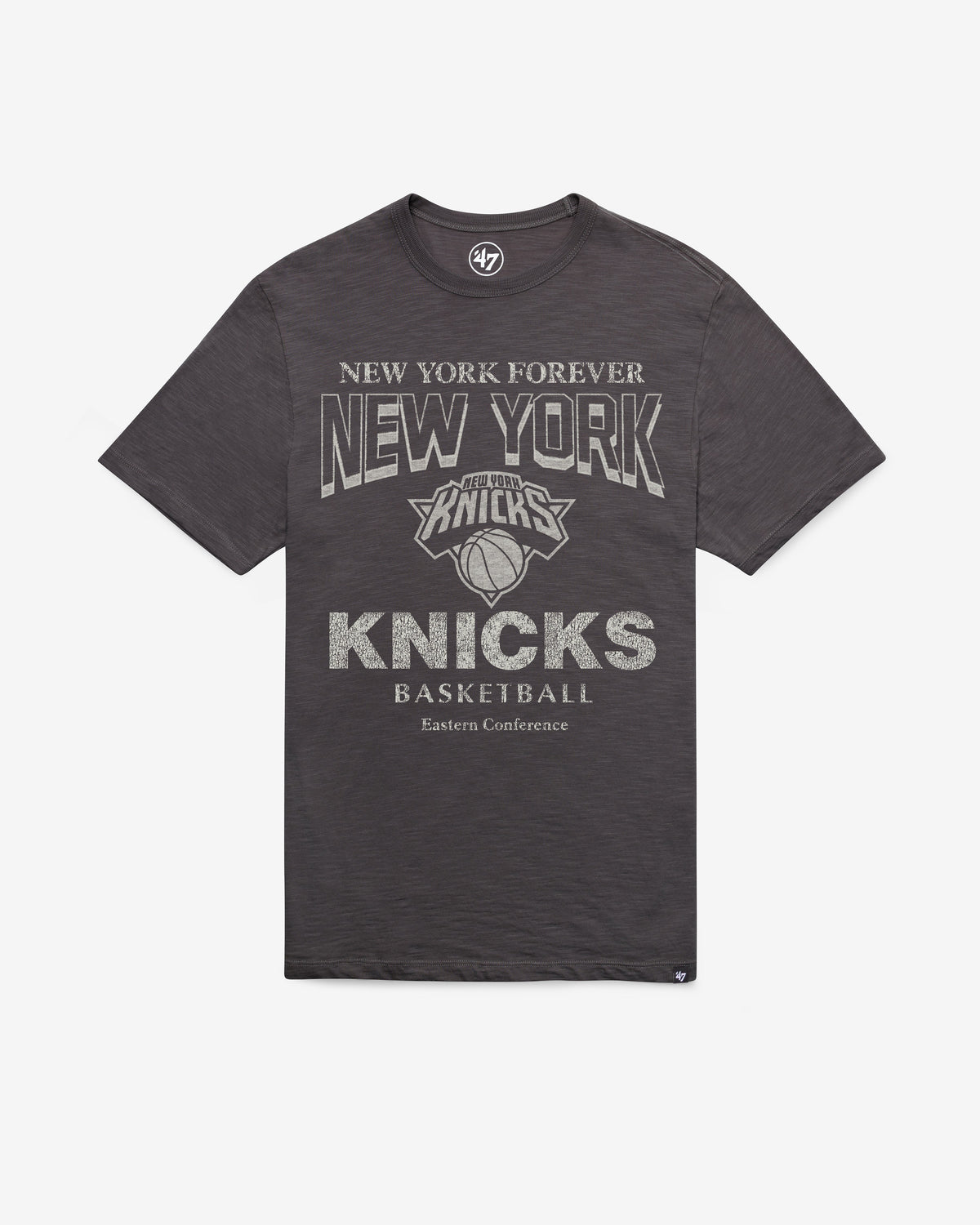 NEW YORK KNICKS HEAD ON '47 SCRUM TEE CHARCOAL