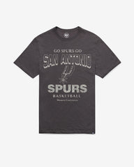 SAN ANTONIO SPURS HEAD ON '47 SCRUM TEE CHARCOAL