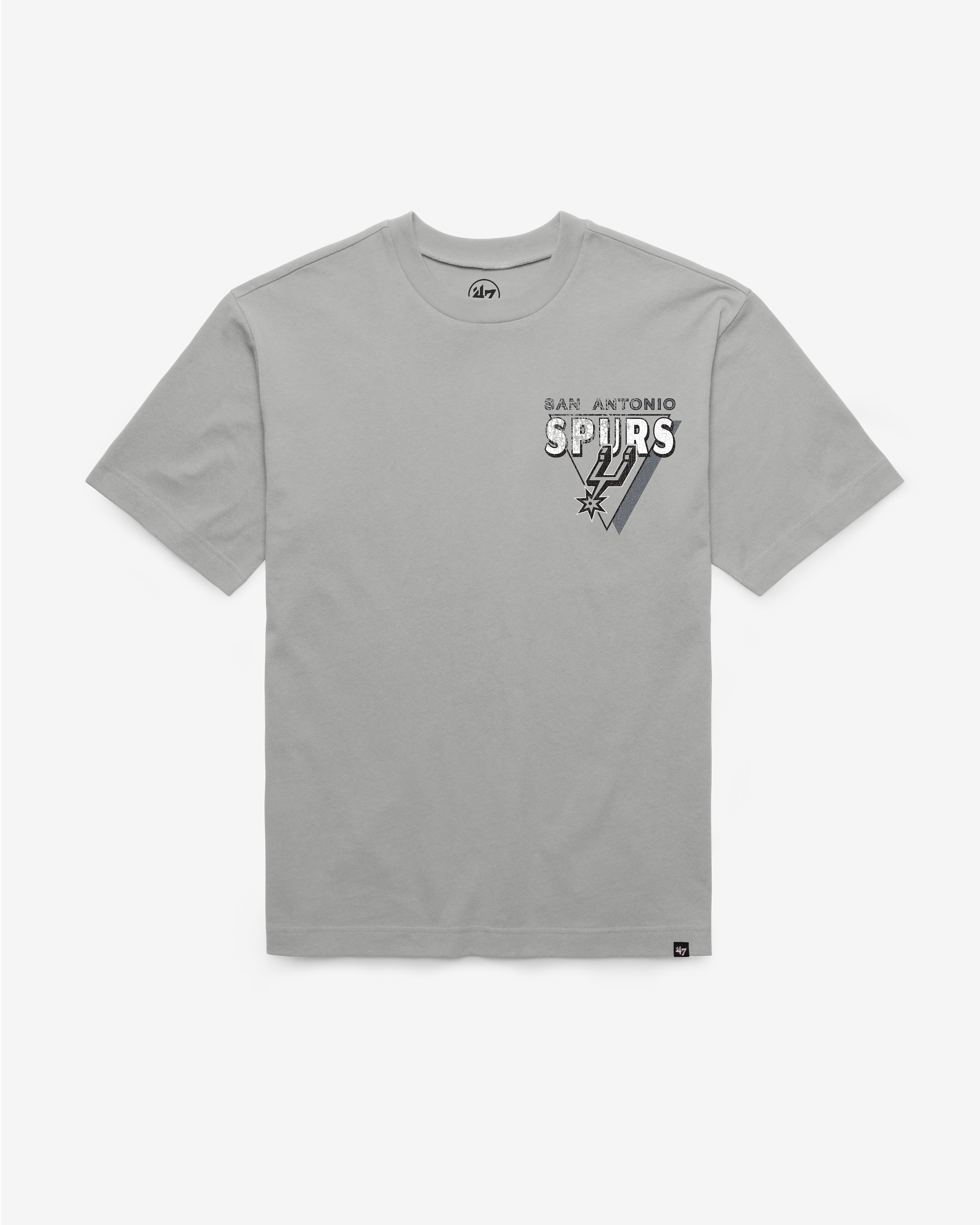 SAN ANTONIO SPURS UNDER BAR '47 FOUNDATION TEE WOLF GREY