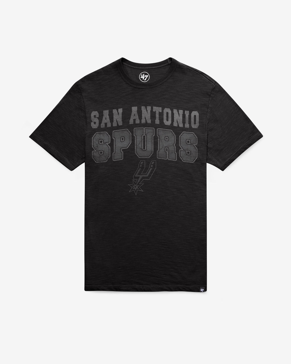 SAN ANTONIO SPURS STADIUM WAVE '47 SCRUM TEE JET BLACK
