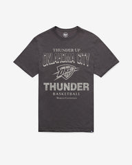 OKLAHOMA CITY THUNDER HEAD ON '47 SCRUM TEE CHARCOAL