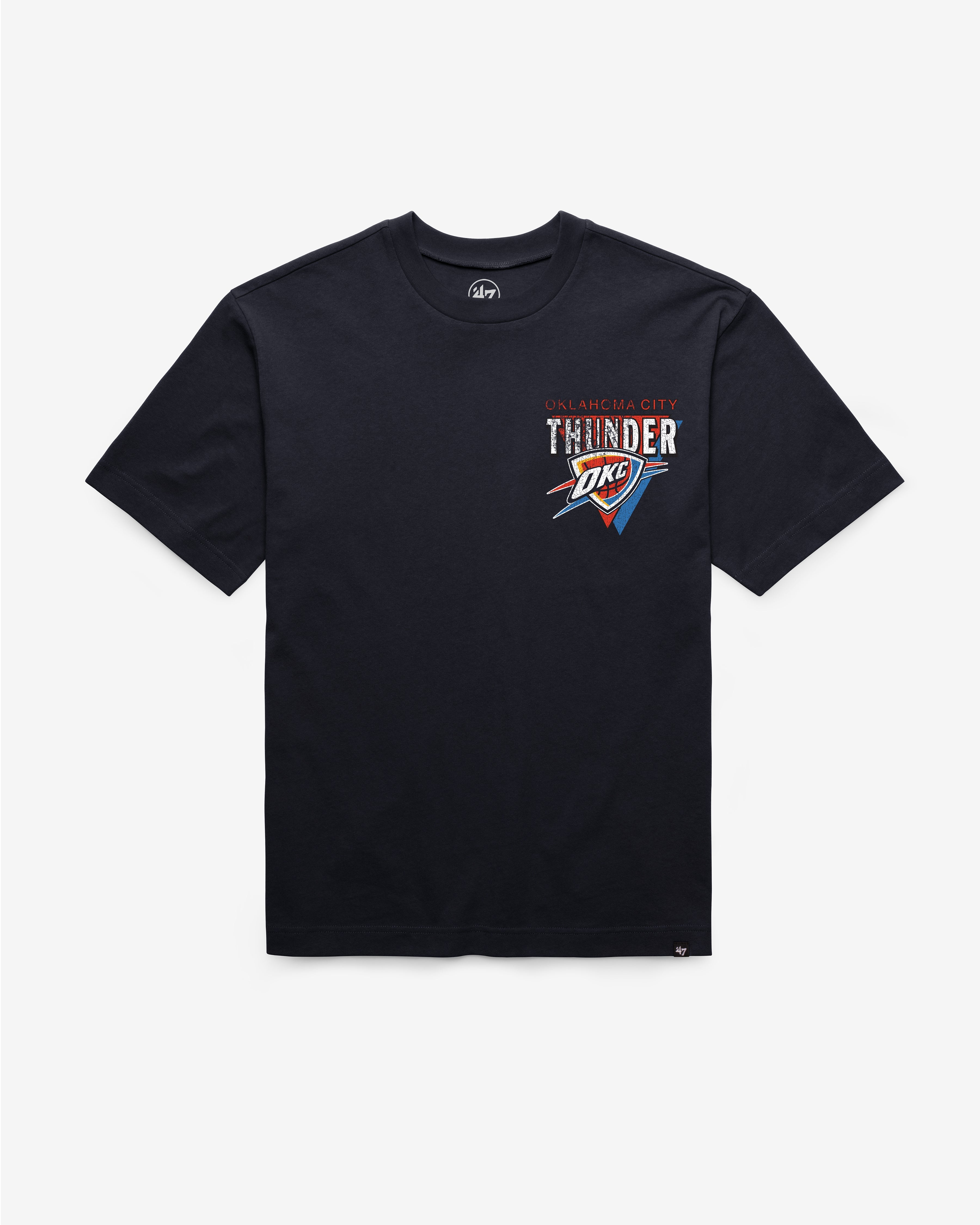 OKLAHOMA CITY THUNDER UNDER BAR '47 FOUNDATION TEE NAVY