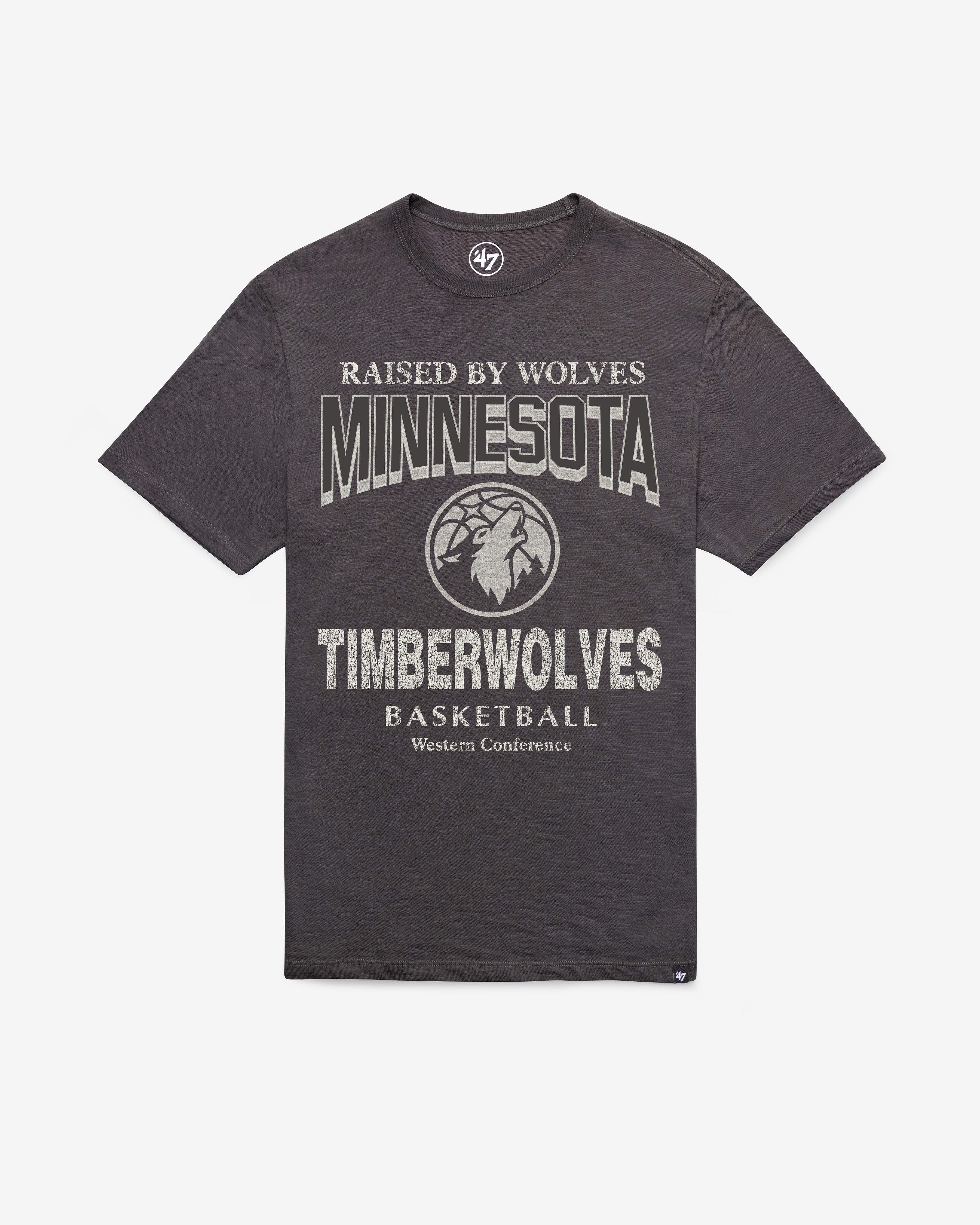MINNESOTA TIMBERWOLVES HEAD ON '47 SCRUM TEE CHARCOAL
