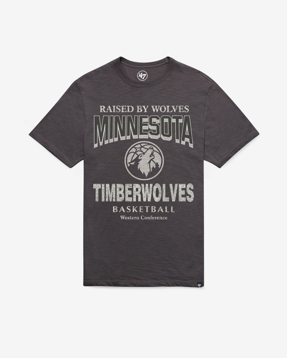 MINNESOTA TIMBERWOLVES HEAD ON '47 SCRUM TEE CHARCOAL