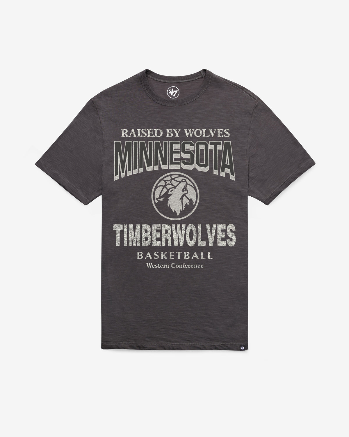 MINNESOTA TIMBERWOLVES HEAD ON '47 SCRUM TEE CHARCOAL