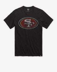 SAN FRANCISCO 49ERS GRIT '47 SCRUM TEE JET BLACK