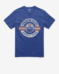 EDMONTON OILERS SURROUND '47 FRANKLIN TEE JETTY BLUE