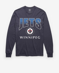 WINNIPEG JETS SWEEP DOWN '47 FRANKLIN LONG SLEEVE ATLAS BLUE