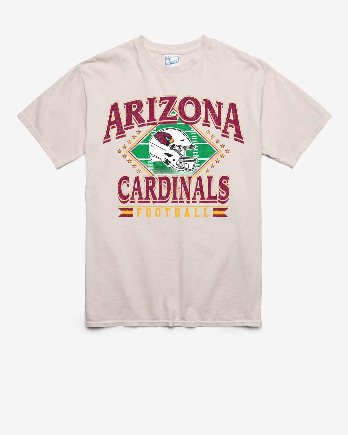ARIZONA CARDINALS FIELD PASS VINTAGE '47 TUBULAR TEE DUNE
