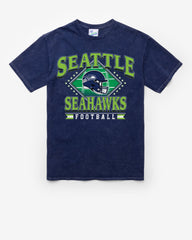 SEATTLE SEAHAWKS FIELD PASS VINTAGE '47 TUBULAR TEE DT NAVY