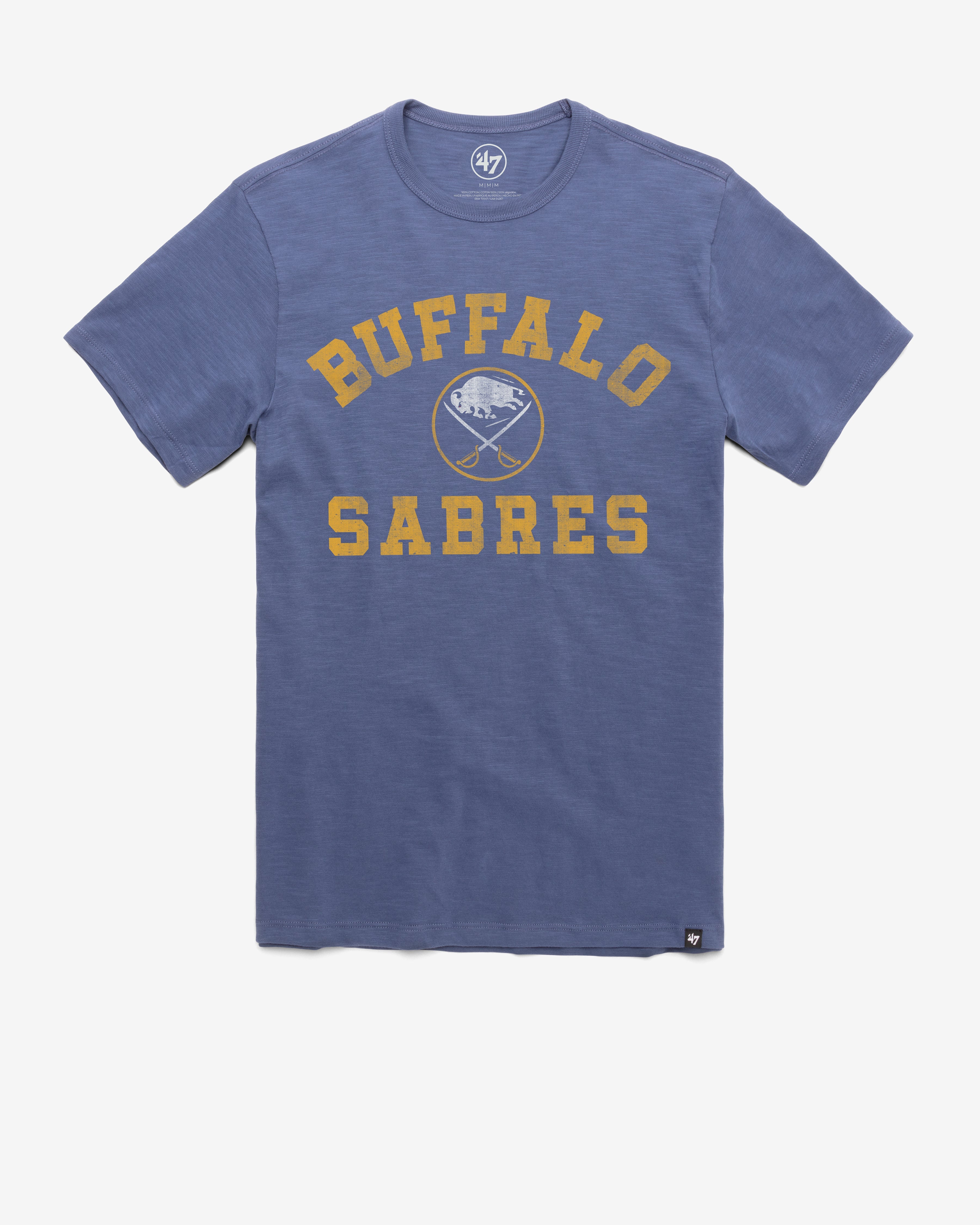 BUFFALO SABRES ODESSA '47 SCRUM TEE BLEACHER BLUE