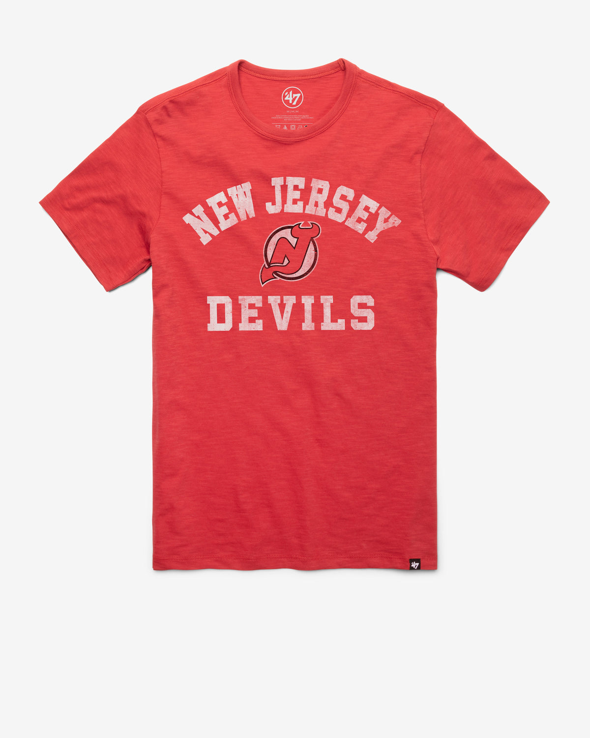 NEW JERSEY DEVILS ODESSA '47 SCRUM TEE RESCUE RED