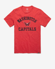 WASHINGTON CAPITALS ODESSA '47 SCRUM TEE RESCUE RED