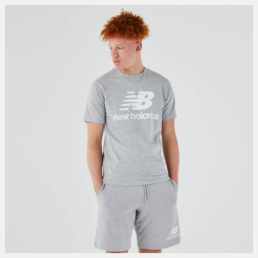 Essentials Stacked Logo Tee | New Balance Clothing - Men