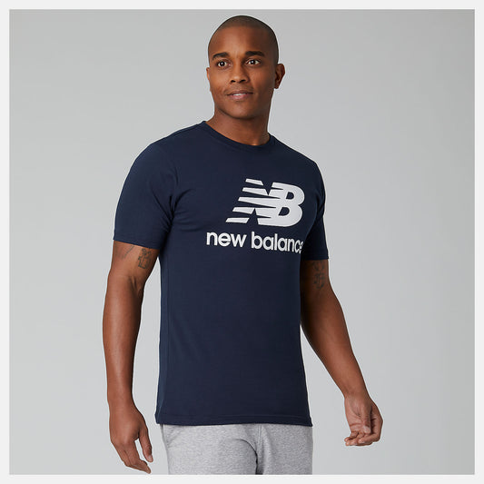 Essentials Stacked Logo Tee | New Balance Clothing - Men