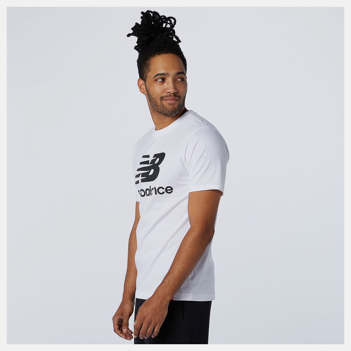 Essentials Stacked Logo Tee | New Balance Clothing - Men
